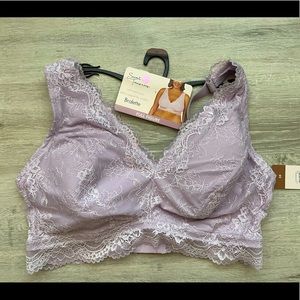 Secret Treasure Full Figure Lace Bralette-3X